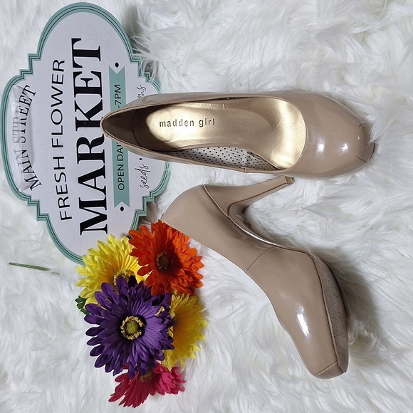 Madden Girl Shoes - Madden girl 7.5 tan pumps, Beautiful career shoes,